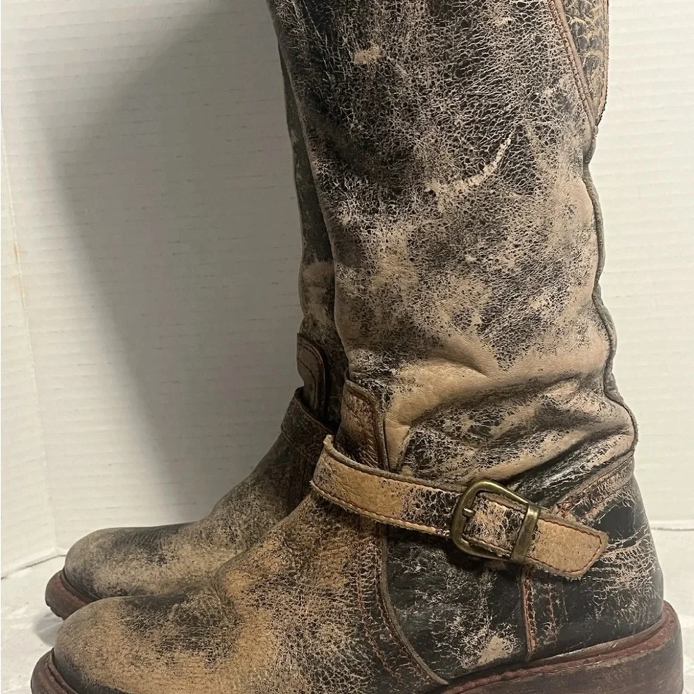 BED|STU Genuine Leather Women's Boots size 7 US - Picture 5 of 9